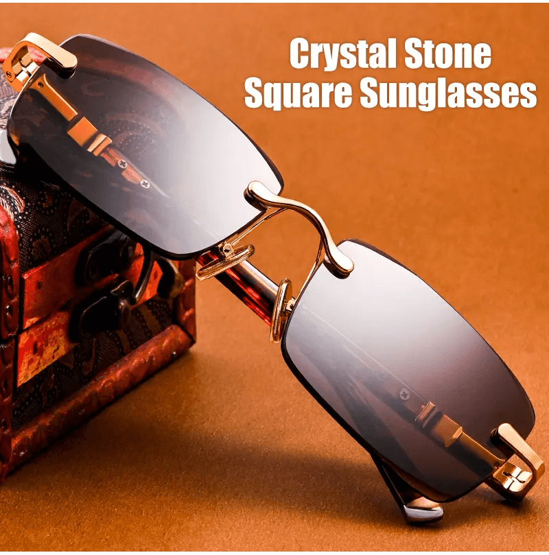 Natural Crystal Lens Sunglasses（50 OFF） gotysles