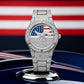 Iced Out Gold Eagle Watch Diamond Quartz Watch