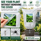 Plant Frost Protection Cover – Breathable Reusable Cover for Shrubs, Pots & Young Trees