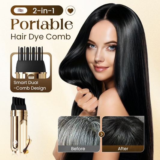 ✨2-in-1 Convenient Hair Dye Comb For Gray Hair（50% OFF）