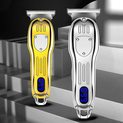 LCD Digital Display Retro Oil Head Electric Hair Clipper（50% OFF）