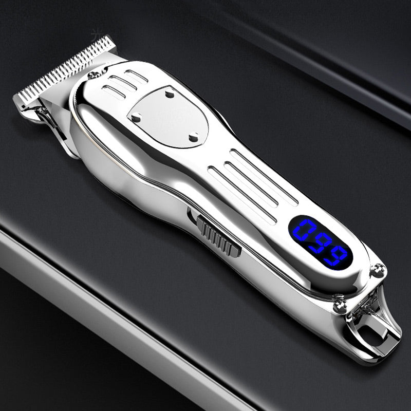 LCD Digital Display Retro Oil Head Electric Hair Clipper（50% OFF）