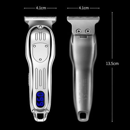 LCD Digital Display Retro Oil Head Electric Hair Clipper（50% OFF）