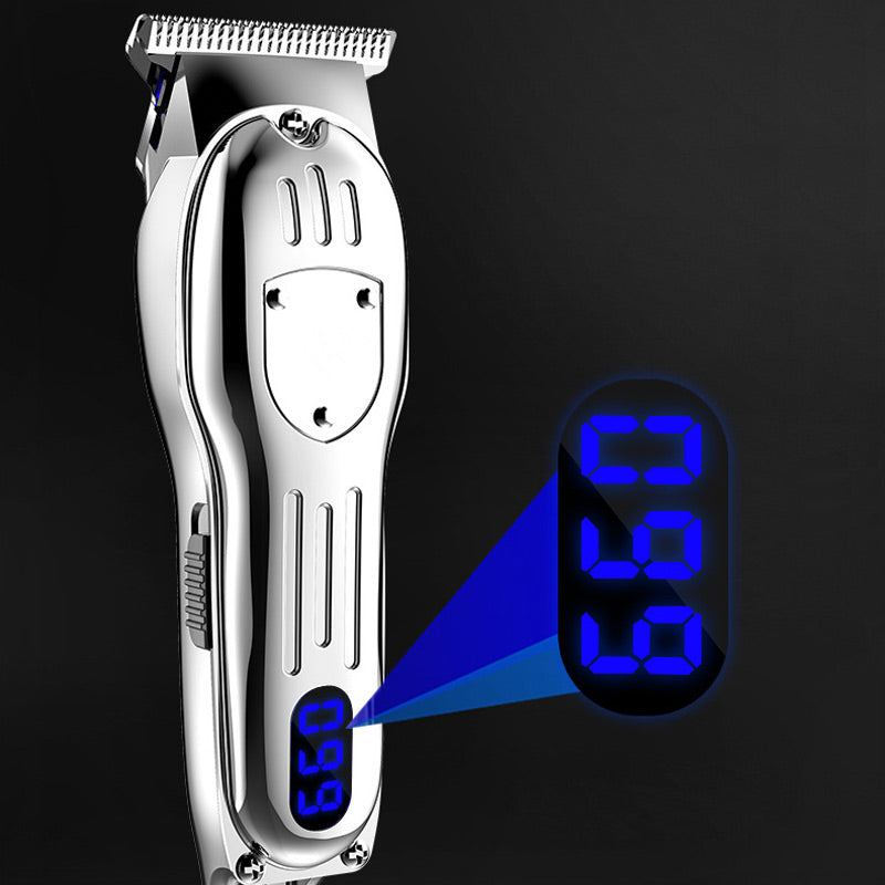 LCD Digital Display Retro Oil Head Electric Hair Clipper（50% OFF）