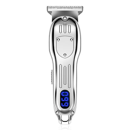 LCD Digital Display Retro Oil Head Electric Hair Clipper（50% OFF）