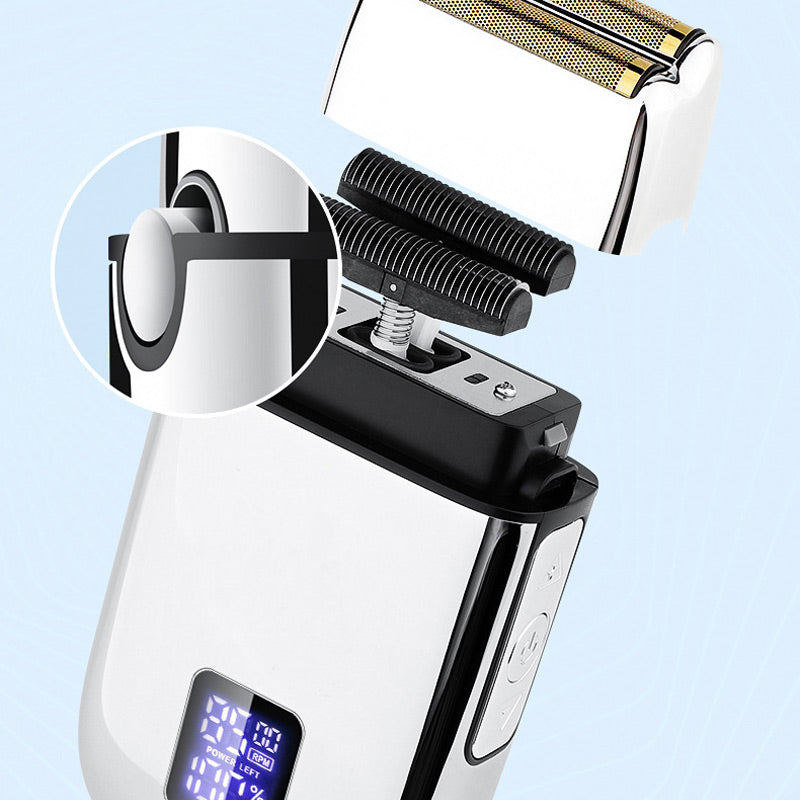 LCD Digital Display Retro Oil Head Electric Hair Clipper（50% OFF）