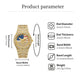 Iced Out Gold Eagle Watch Diamond Quartz Watch