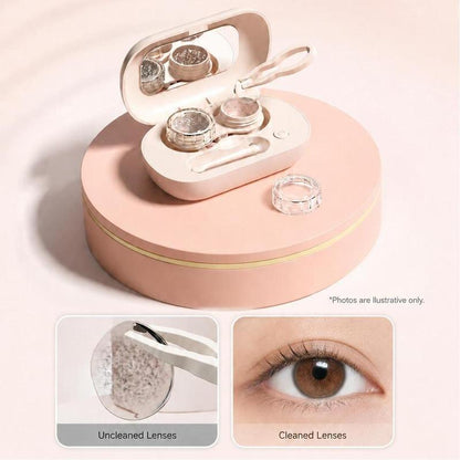 🧳 2026 Sale — Over 22,800 Sold! 👁️ Travel Contact Lens Case with Mirror – Dual Leak-Proof Soaking Compartments, Tweezers & Applicator Included 💎