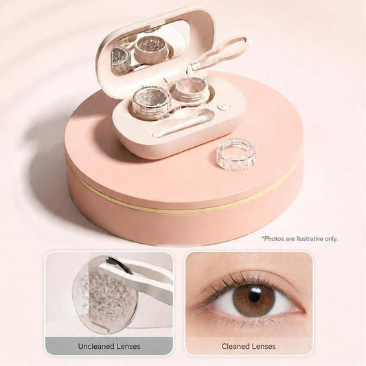 🧳 2026 Sale — Over 22,800 Sold! 👁️ Travel Contact Lens Case with Mirror – Dual Leak-Proof Soaking Compartments, Tweezers & Applicator Included 💎