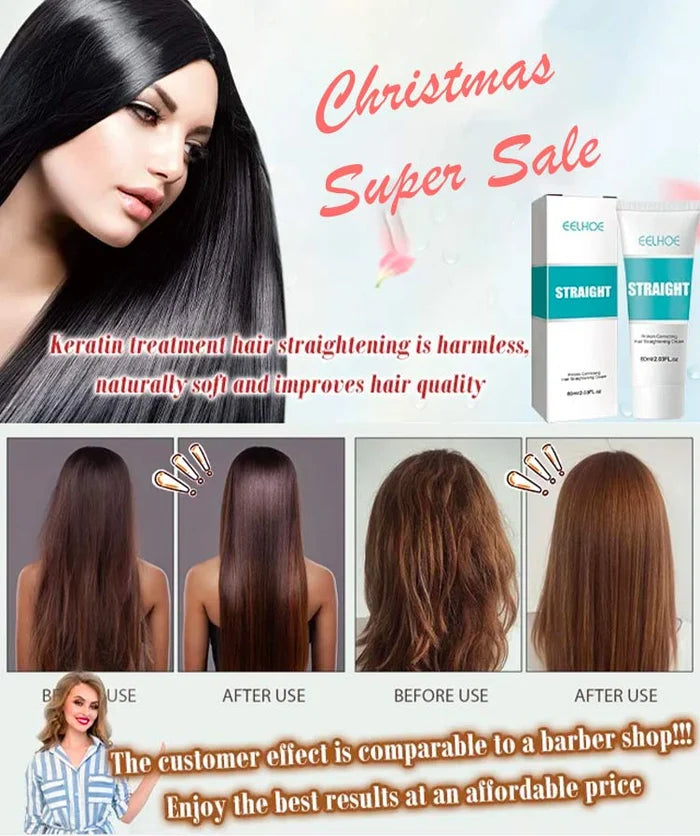 Silk and Keratin Conditioning and Straightening Milk（50% OFF）