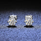 Stunning Classic Six-Prong Diamond Stud Earrings（50% OFF）