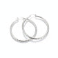 Diamond-Cut Hoop Earrings for Women