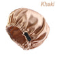 [Best Gift] Women's Double Layer Satin Cap For Makeup And Sleeping