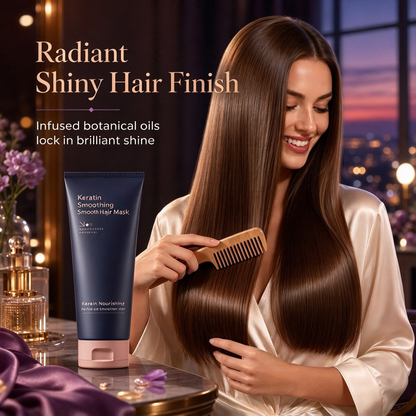 Keratin Smoothing Hair Mask 320ml Nourishing & Repairing Treatment for Dry, Frizzy & Damaged Hair 🧴