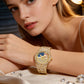 Iced Out Gold Eagle Watch Diamond Quartz Watch