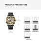 ⌚ LIMITED-TIME 50% OFF! ✨ Business Fashion Round Dial Mechanical Watch with Leather Strap & Luminous Hands – Precise, Durable, Elegant 🎁