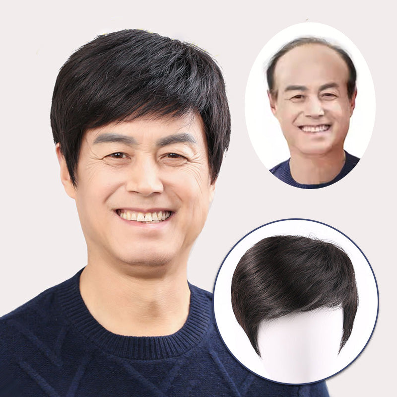 [Thoughtful Gift] Men's Stretch Mesh Wigs（50% OFF）