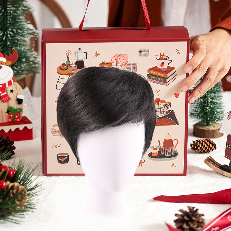 [Thoughtful Gift] Men's Stretch Mesh Wigs（50% OFF）