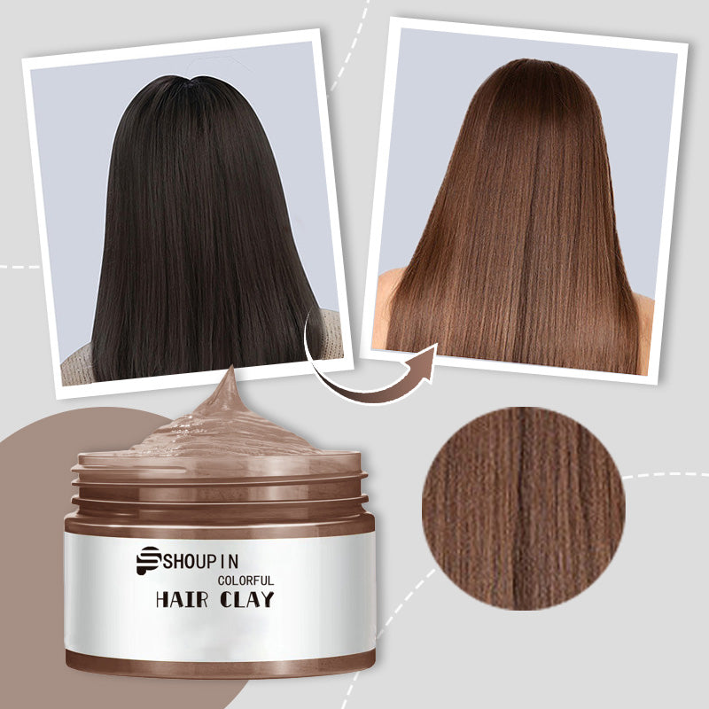 Long Lasting Fluffy Hair Dye Mud