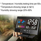 🌡️ ✨ Digital LED Weather Station - Temperature & Humidity Monitor with Forecast Display & Table Alarm Clock 📊⏰