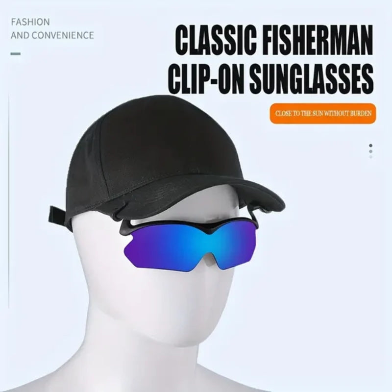 Clip Cap Sports Sunglasses