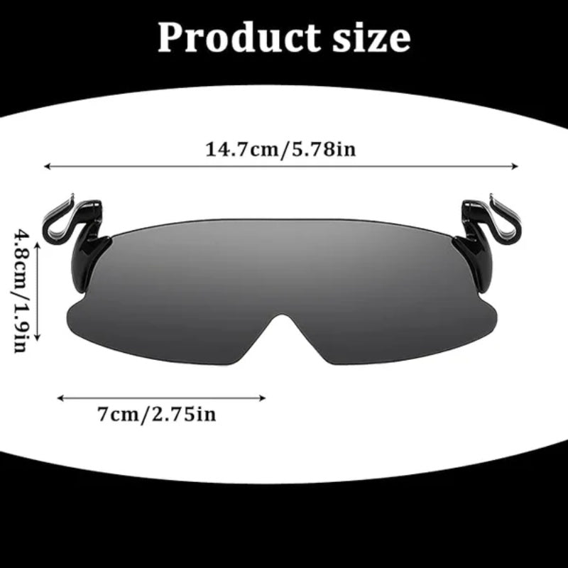 Clip Cap Sports Sunglasses