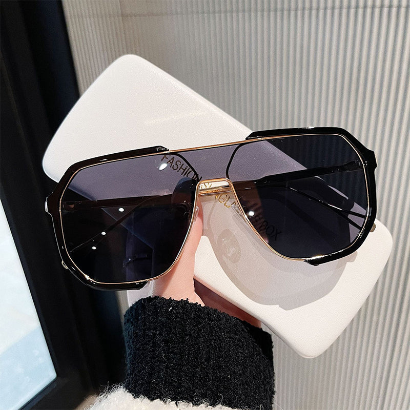 Classic Retro Stylish Large Frame Sunglasses（50% OFF）