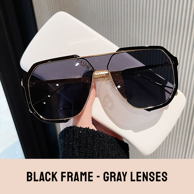 Classic Retro Stylish Large Frame Sunglasses（50% OFF）