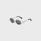 Vintage Oval Frame Sunglasses With Case（50% OFF）