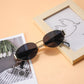 Vintage Oval Frame Sunglasses With Case（50% OFF）