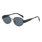Vintage Oval Frame Sunglasses With Case（50% OFF）
