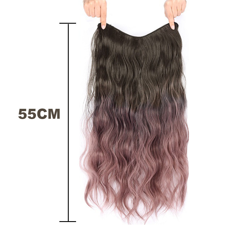 Gradient Color Curly Wig Piece