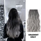 Gradientenfarbe Curly Perücke Stück