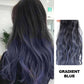 Gradientenfarbe Curly Perücke Stück