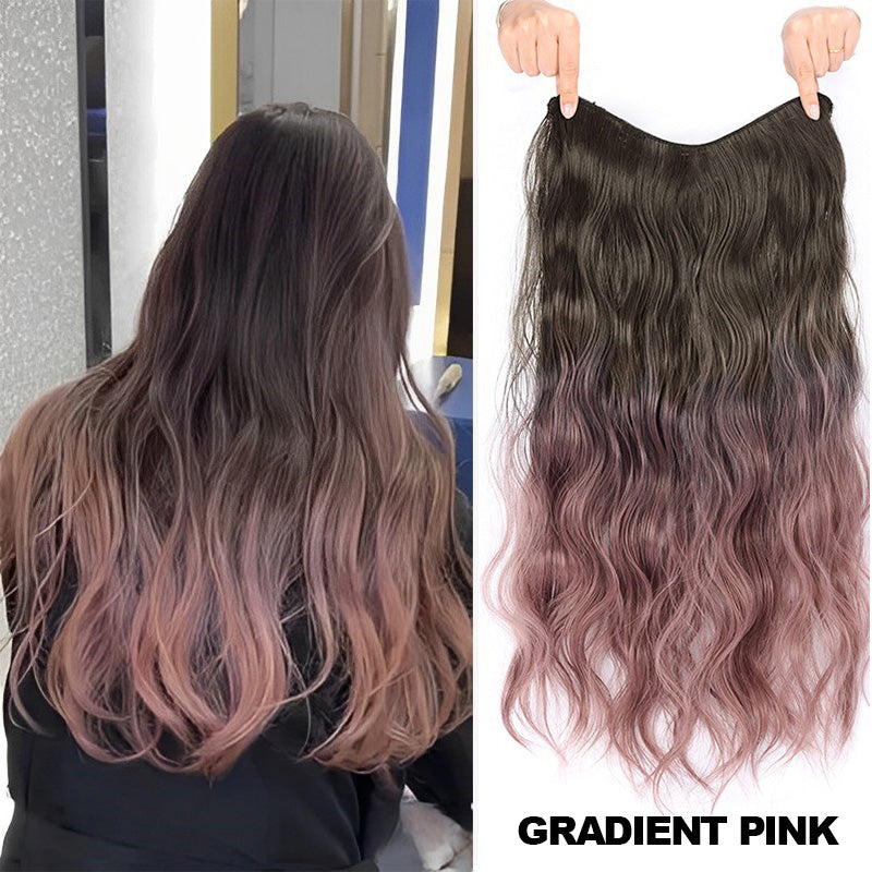 Gradient Color Curly Wig Piece