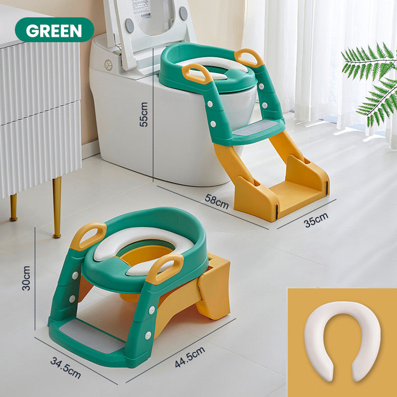 Toddler Potty Toilet Seat with Anti-Slip Ladder