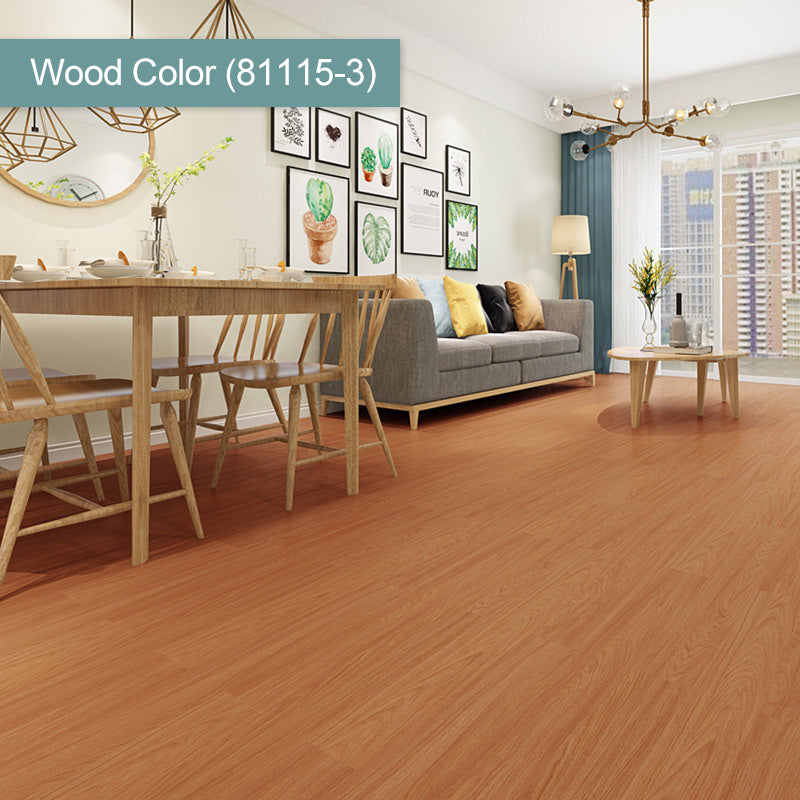 Wood Grain Peel and Stick Floor Tile - 5 PCS Set