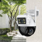 Caméra de surveillance binoculaire sans fil à 360 °