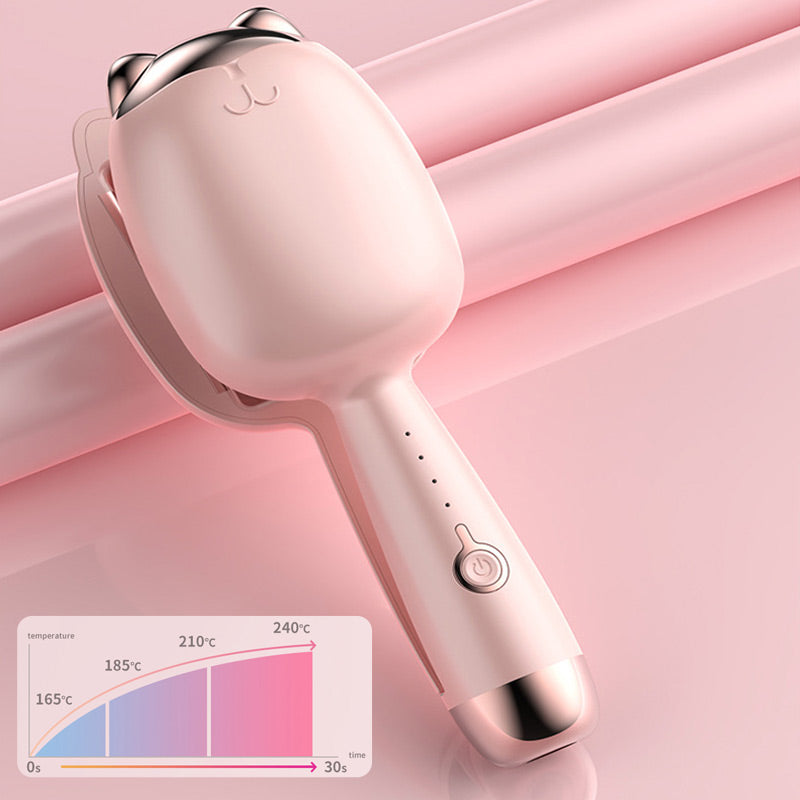 Cute Rapid Heat-Up Hair Waver Curling Iron