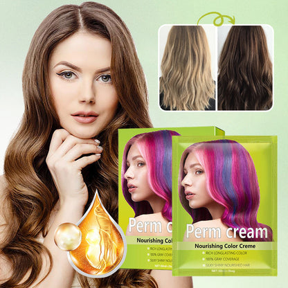Niet-irriterende duurzame voedende haarkleur creme
