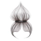 Lightweight Clip-on Extensions Invisible Topper Wig