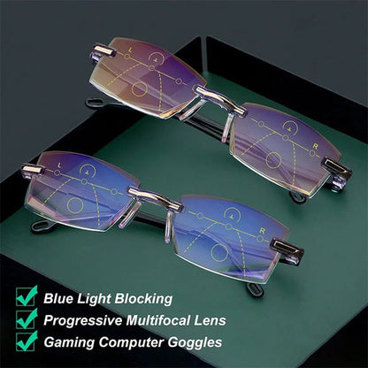 New Sapphire high hardness Anti-blue Dual-Use Reading Glasses（50% OFF）