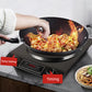 3500W concave induction hob with 10 temperature levels