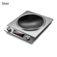 3500W concave induction hob with 10 temperature levels