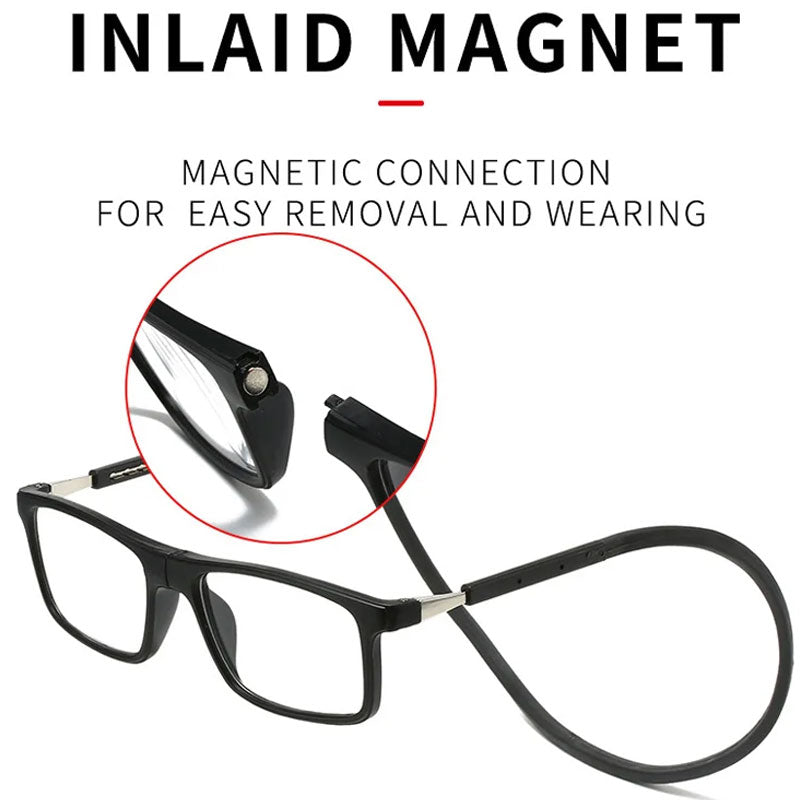 Magnetic Neck Hanging Anti-Lost Anti-Blue Light Reading Glasses