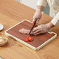 🔥HOT SALE🔥Double Sided Antibacterial Cutting Board with Stand