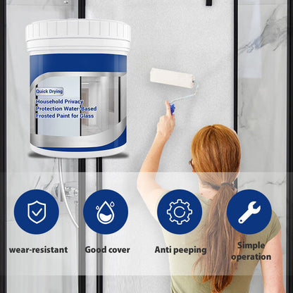 Household Privacy Protection Water-Based Frosted Paint for Glass（50% OFF）