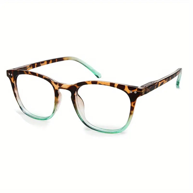 Women's Sexy Leopard Print Anti-Blue Light Gradient Reading Glasses