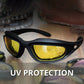 Lunettes de soleil à moto polarisées