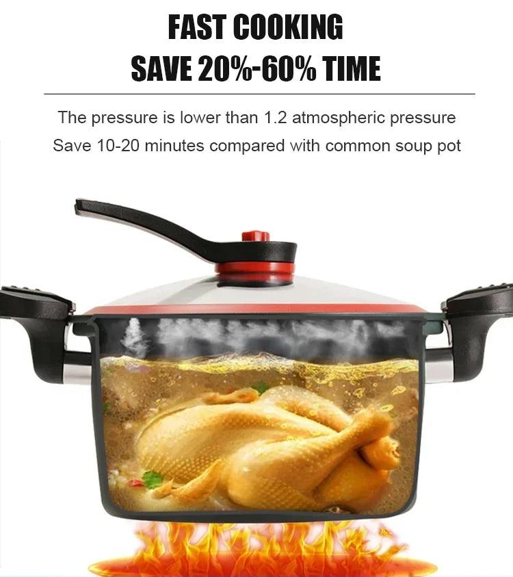 🔥🎁Limited Sale 50% OFF🎁Household Micro-pressure Simmering Non-stick Pressure Cooker